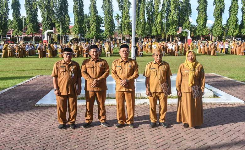 Pj. Sekda Rahmat Biya Sampaikan Amanat Pj. Bupati Sherman Moridu