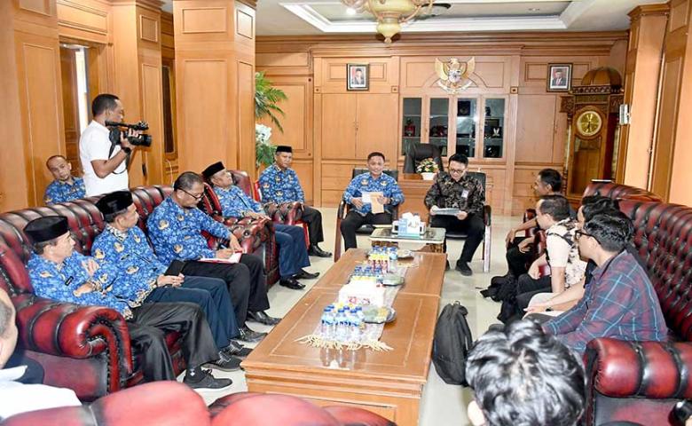 Pj. Sekda Rahmat Biya Terima Kunjungan BPKP RI Gorontalo