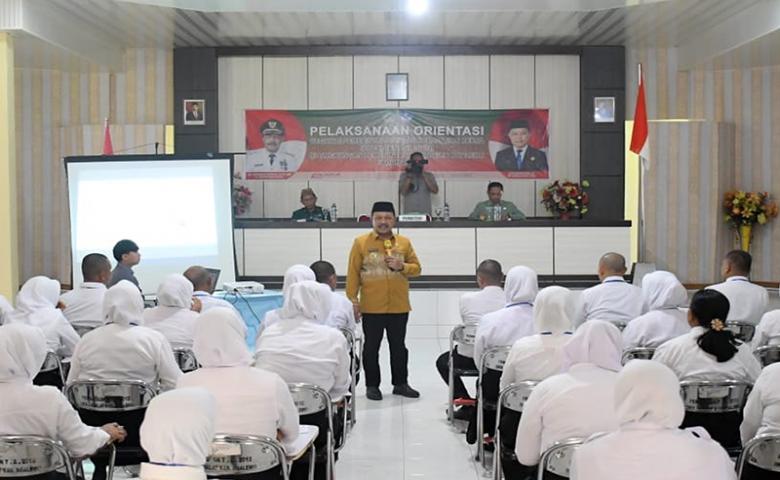 Pj. Bupati Sherman Moridu Berikan Kuliah Umum Pada Orientasi PPPK