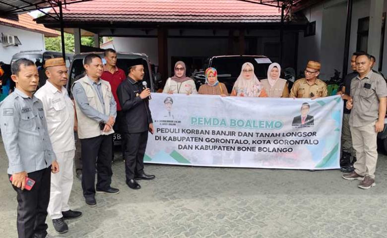 Pemkab Boalemo Distribusi 600 Paket Bantuan dan 1000 Paket Makanan Siap Saji