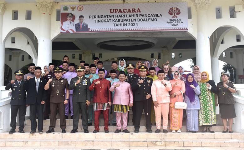 Pj. Bupati Sherman Moridu Pimpin Upcara Hari Lahir Pancasila