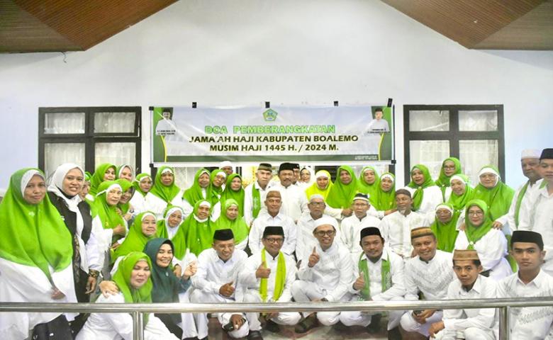 Pemerintah Daerah Gelar Doa Pemberangkatan Jamaah Haji Kabupate Boalemo