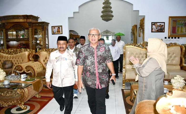 Pj. Bupati Sherman Moridu Sambut Kunjungan Pj. Gubernur Gorontalo