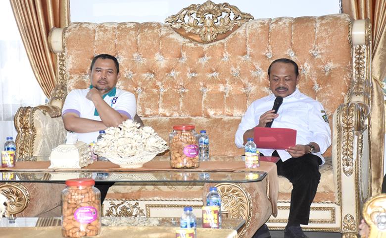 Sambut Kunjungan Pj. Gubernur Gorontalo, Sherman Moridu Bahas Beberapa Hal Penting