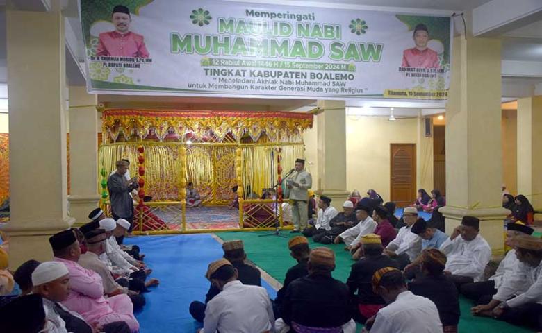 Pj. Bupati Sherman Moridu Peringatan Maulid Nabi Muhammad SAW