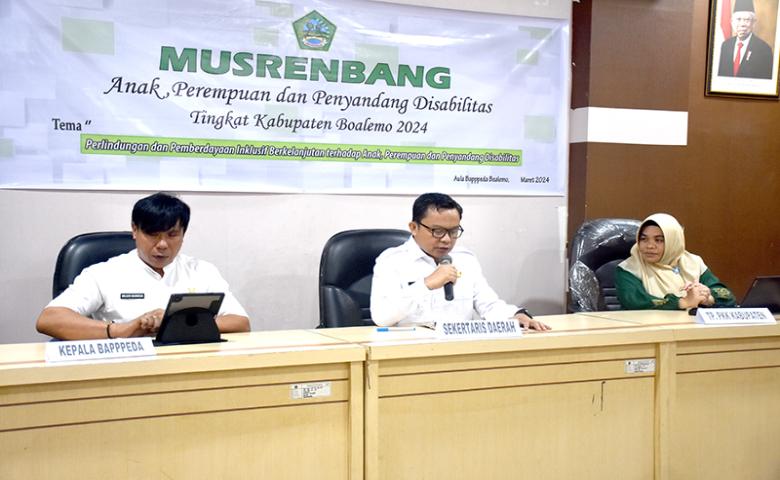 Bapppeda Kabupaten Boalemo Gelar Musrenbang Anak, Perempuan dan Disabilitas