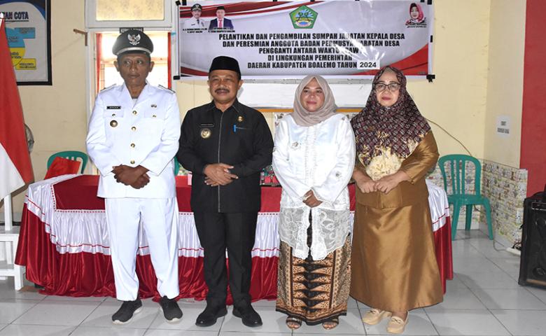 Jefri Islim Resmi Dilantik Sebagai Pj. Kades Tanjung Harapan
