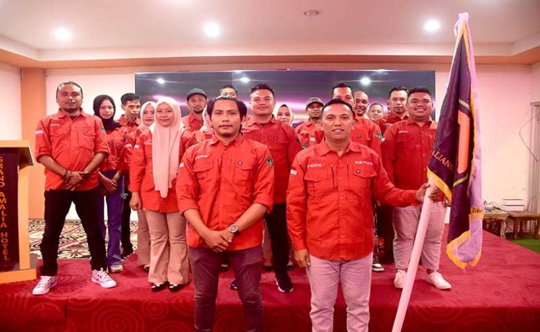 Pj. Bupati Sherman Moridu Lantik Pengurus Aliansi Jurnalis Boalemo