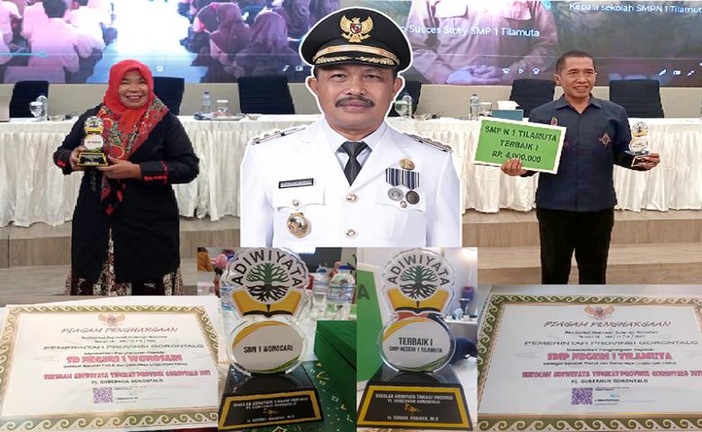 Pj. Bupati Sherman Moridu Apresiasi Capaian Prestasi Dua Sekolah Di Boalemo