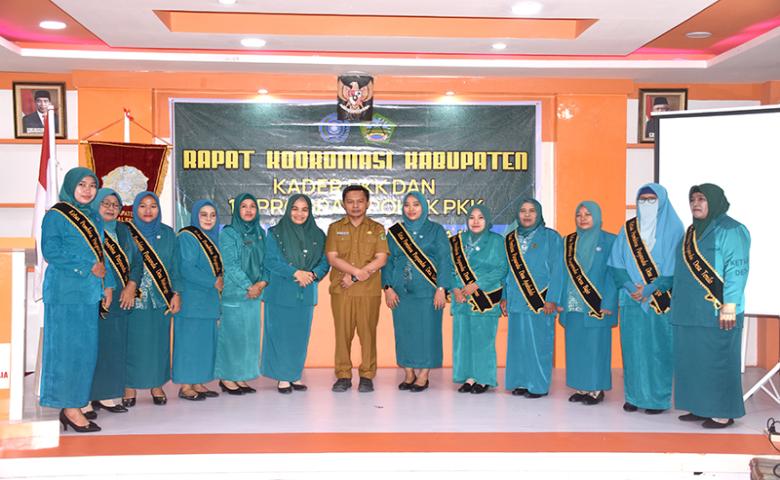 Pj. Sekda Supandra Nur Buka Rakor Kader dan 10 Program PKK