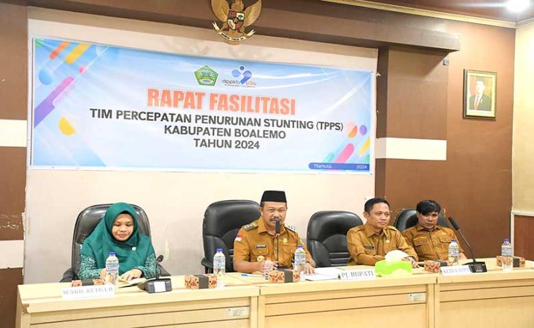 Pj. Bupati Sherman Moridu Buka Rapat Fasilitasi Tim Percepatan Penurunan Stunting