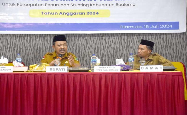 Pemerintah Kecamatan Tilamuta Gelar Rembuk Stunting