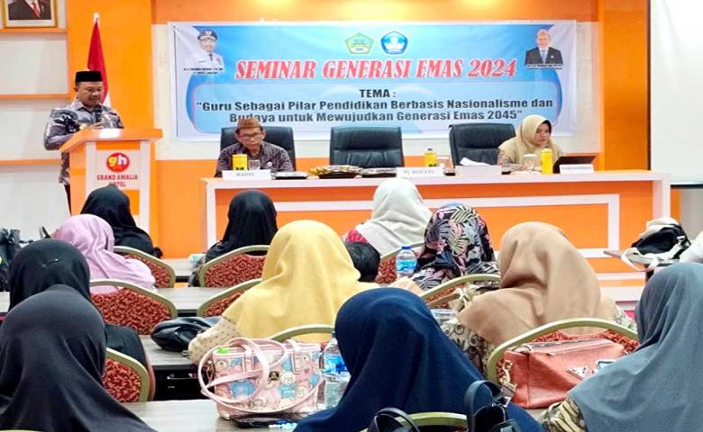 Pj. Bupati Sherman Moridu Buka Seminar Generasi Emas 2024