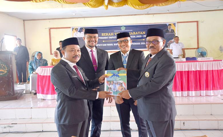 Pemkab Boalemo Gelar Serah Terima Jabatan Pj. Bupati dan Bupati Definitif