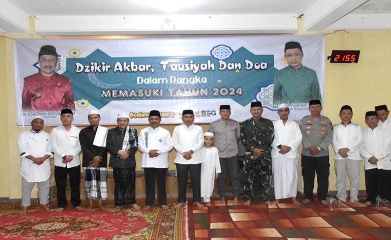 Pisah Sambut Tahun 2023-2024, Pemkab Boalemo Gelar Zikir Akbar