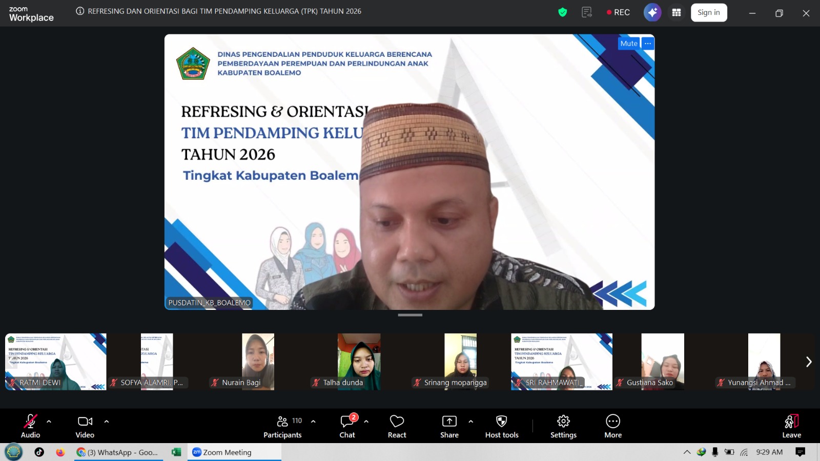 Kabid KBK3 DPPKBP3A Boalemo Tekankan Peran TPK dalam Percepatan Pencegahan Stunting