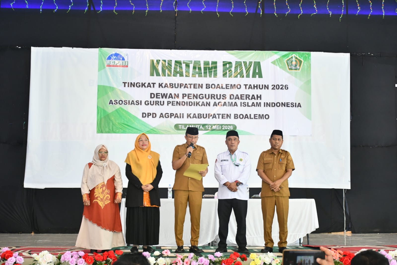 Wabup Lahmuddin: Khatam Raya Jadi Pondasi Membangun Generasi Qurani di Boalemo