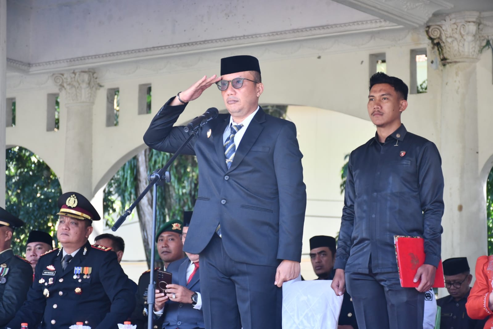 Wabup Lahmuddin Hambali Pimpin Upacara Harkitnas ke 118 di Alun-alun Tilamuta